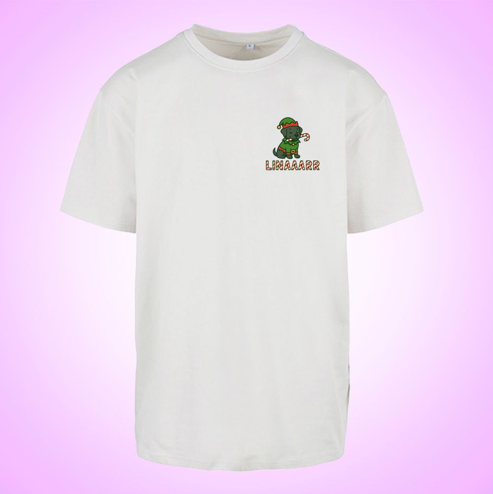 Weihnachtself Oversize Shirt – Bild 3