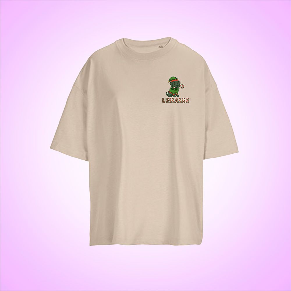 Weihnachtself Oversize Boxy - Frauen